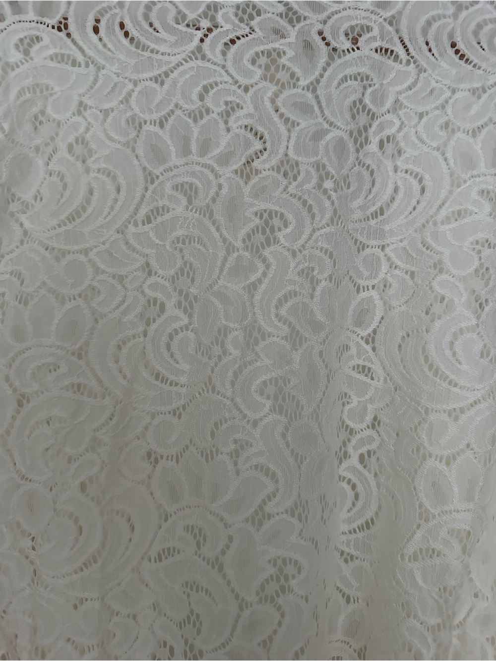 White Lace Long Robe - Bridal NWT - Picture 6 of 7